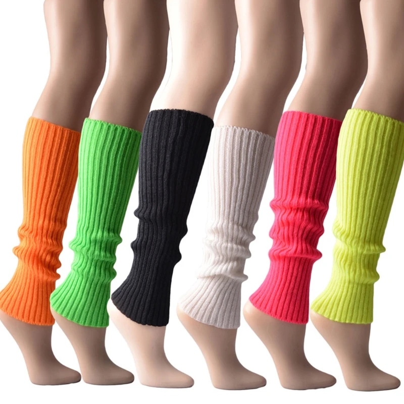 Ribbed Knit Leg Warmers for Wo - Knee Sleeve Pair ulasan dan harga