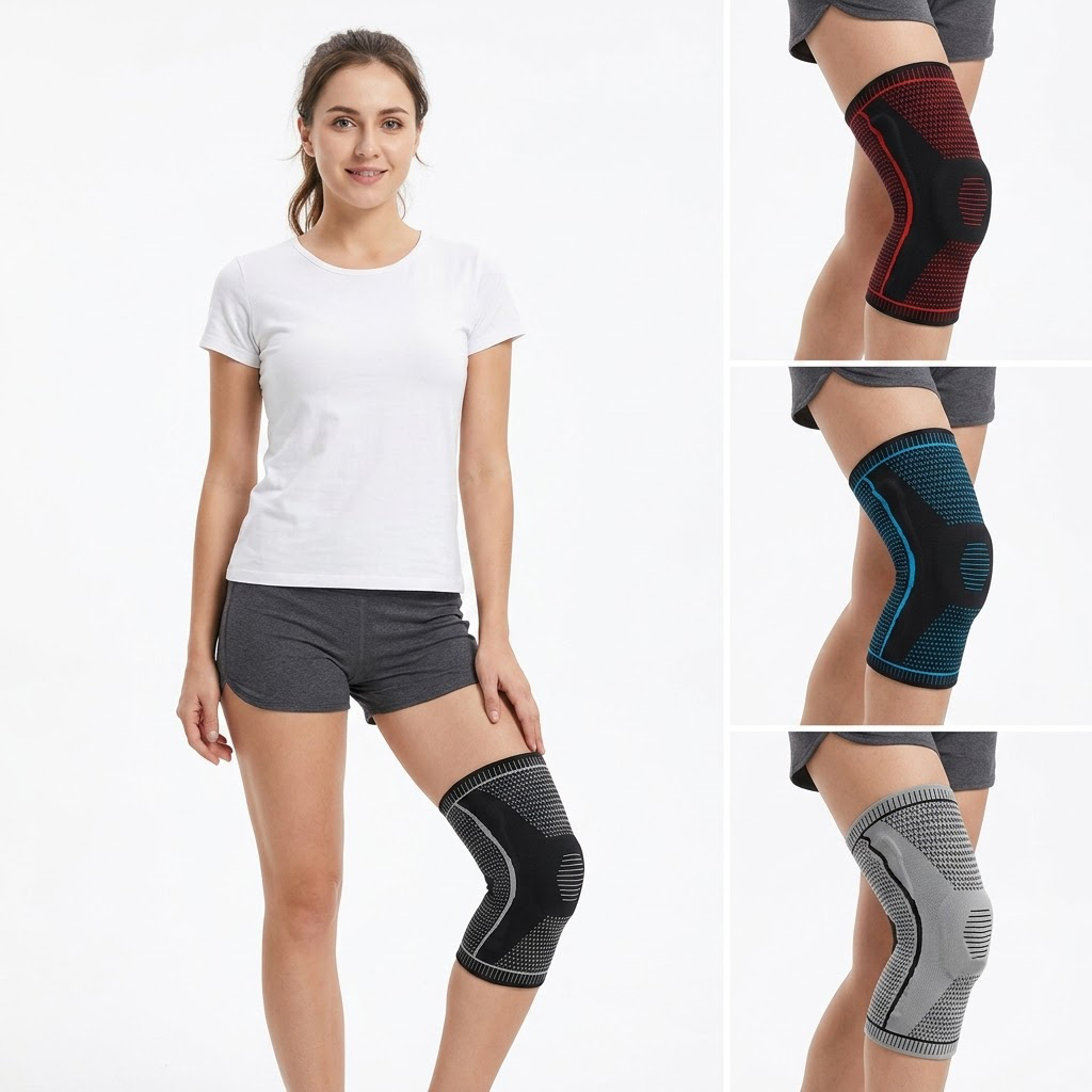 Single Knee Brace with Spring  - Knee Sleeve Pair ulasan dan harga
