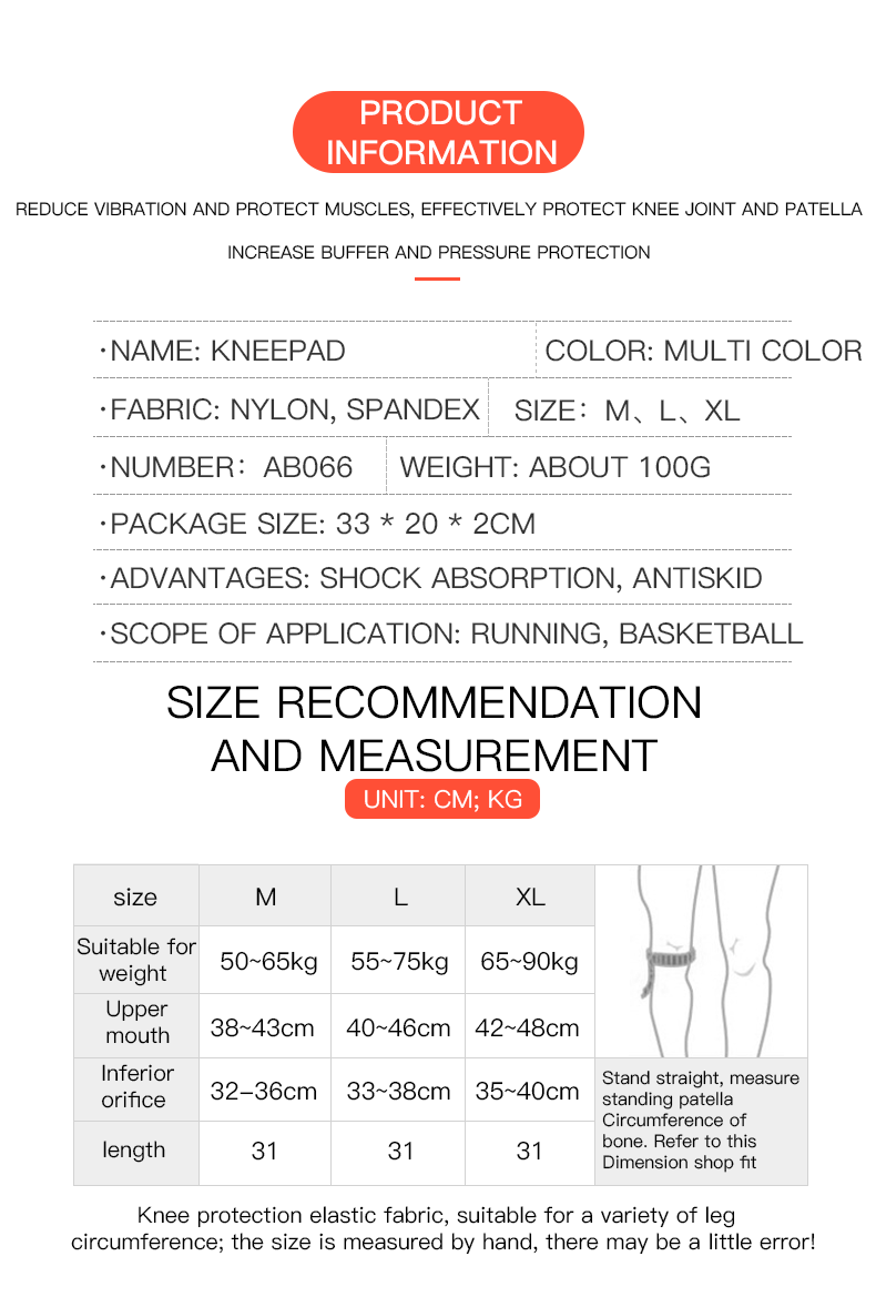 Single Knee Brace with Spring  - Knee Sleeve Pair ulasan dan harga