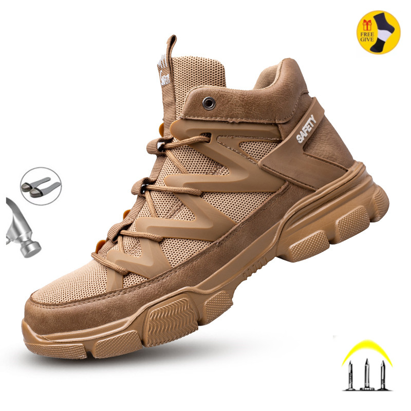 Work Boots Indestructible Safe - Crossfit Male ulasan dan harga